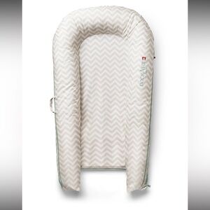 DockATot Deluxe+ Infant Lounger Cover Gray Chevron